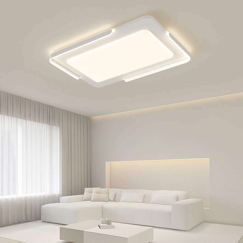 客厅主灯简约奶油风全光谱吸顶灯极简家用护眼卧室灯中山全屋灯具