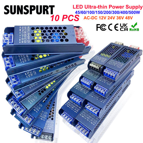 led线型灯带变压器220伏110V转12V24V48长条开关电源36灯箱稳压器