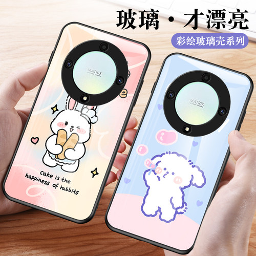 荣耀honorx9a卡通保护套