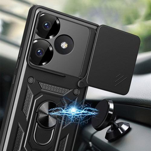 适用小米pocof6pro手机壳气囊防摔poco f6硅胶保护套xiaomi全包推窗镜头poco f6por磁吸指环mi米pocof6男外壳