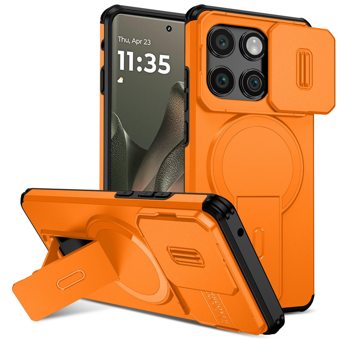 Suitable for motorola motoedge 2025 phone case with lens cover, sliding window, Moto Edge protective case, full package, shockproof XT2519 case, new 5G stand for both men and women, MOTOROLA thumbnail 8