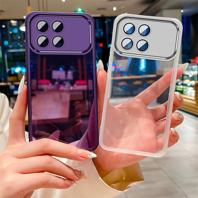 适用小米POCO F6pro手机壳带镜头膜pocof6保护套全包超薄pocf防摔case硅胶软壳por简约p透明xiaomi海外版5g版