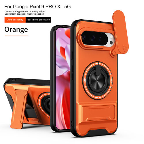 适用于谷歌Pixel9Pro手机壳带镜头盖推窗pixel9proxl保护套XL全包9A防摔GGX8B外壳GR83Y磁吸G2YBB男女款GXQ96