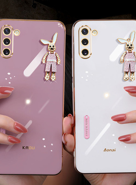 适用三星note10手机壳note10lite可爱兔galaxy note10+保护套全包防摔SM-N9760硅胶软套9700卡通女款nt十plus