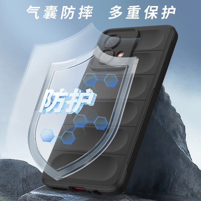 适用摩托罗拉moto g54手机壳气囊防摔XT2343-3镜头全包motog84硅胶保护套g545g超薄磨砂软外壳motorola男女款