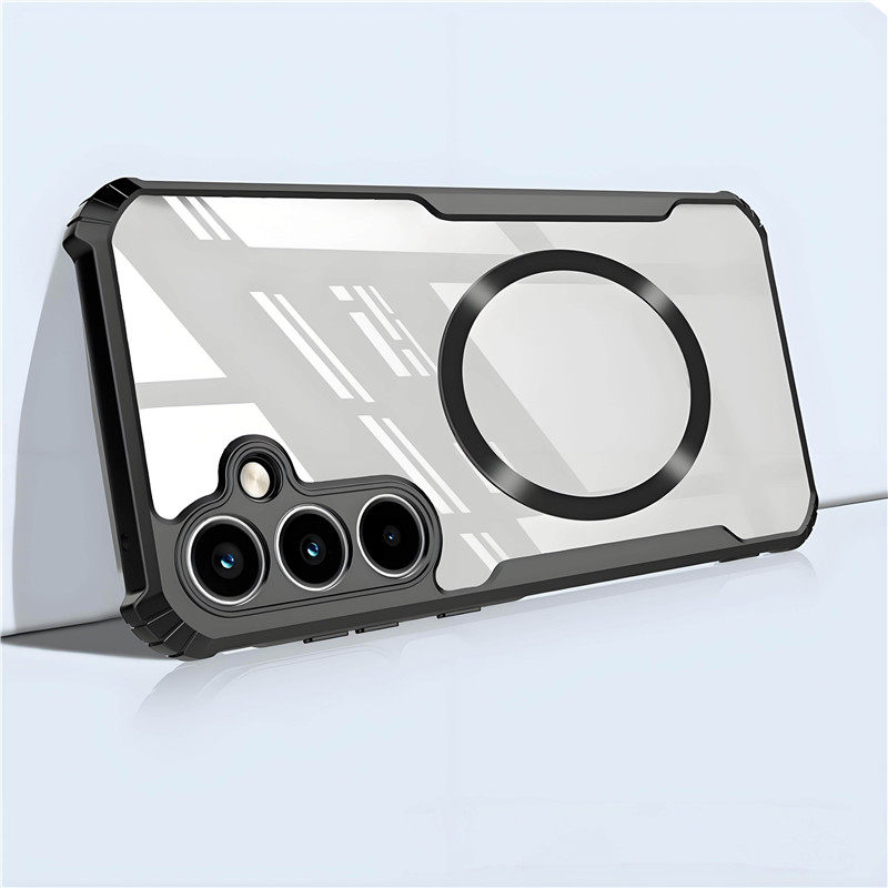 适用于三星A55手机壳galaxya35保护套气囊防摔SM-A556B外壳5560透明356E全包超薄galaxy磁吸男女款港版5G高档