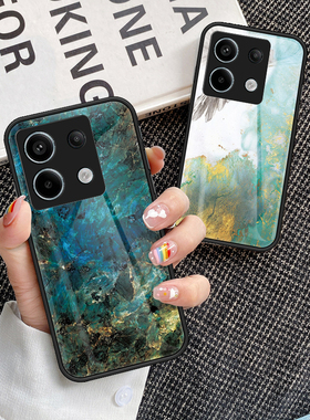 适用小米pocox6pro手机壳新款大理石pocox6硅胶保护套Xiaomi全包防摔poco时尚彩绘x6por软外壳23122PCD1G男女