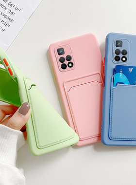 适用小米pocom4pro手机壳全包镜头mi液态硅胶保护套poco自带卡套m4por磨砂软壳xiaomi公交卡5g外壳m4p男女款