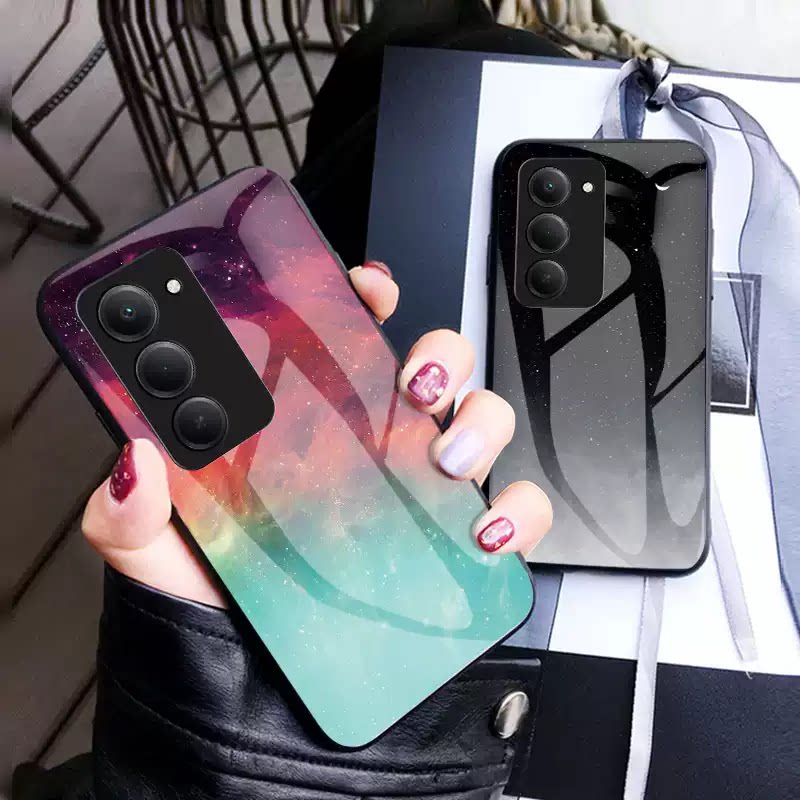 适用于小米POCO M8S手机壳彩绘玻璃pocom8s保护套全包防摔pcom梦幻星空外壳港版5G男女款超薄pocm海外国际