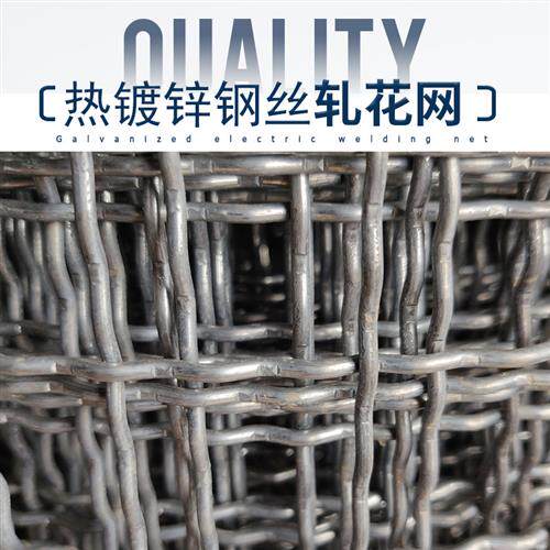 热浸镀锌钢丝网轧花网编织网筛网羊床猪漏粪网床养殖网围栏网格加