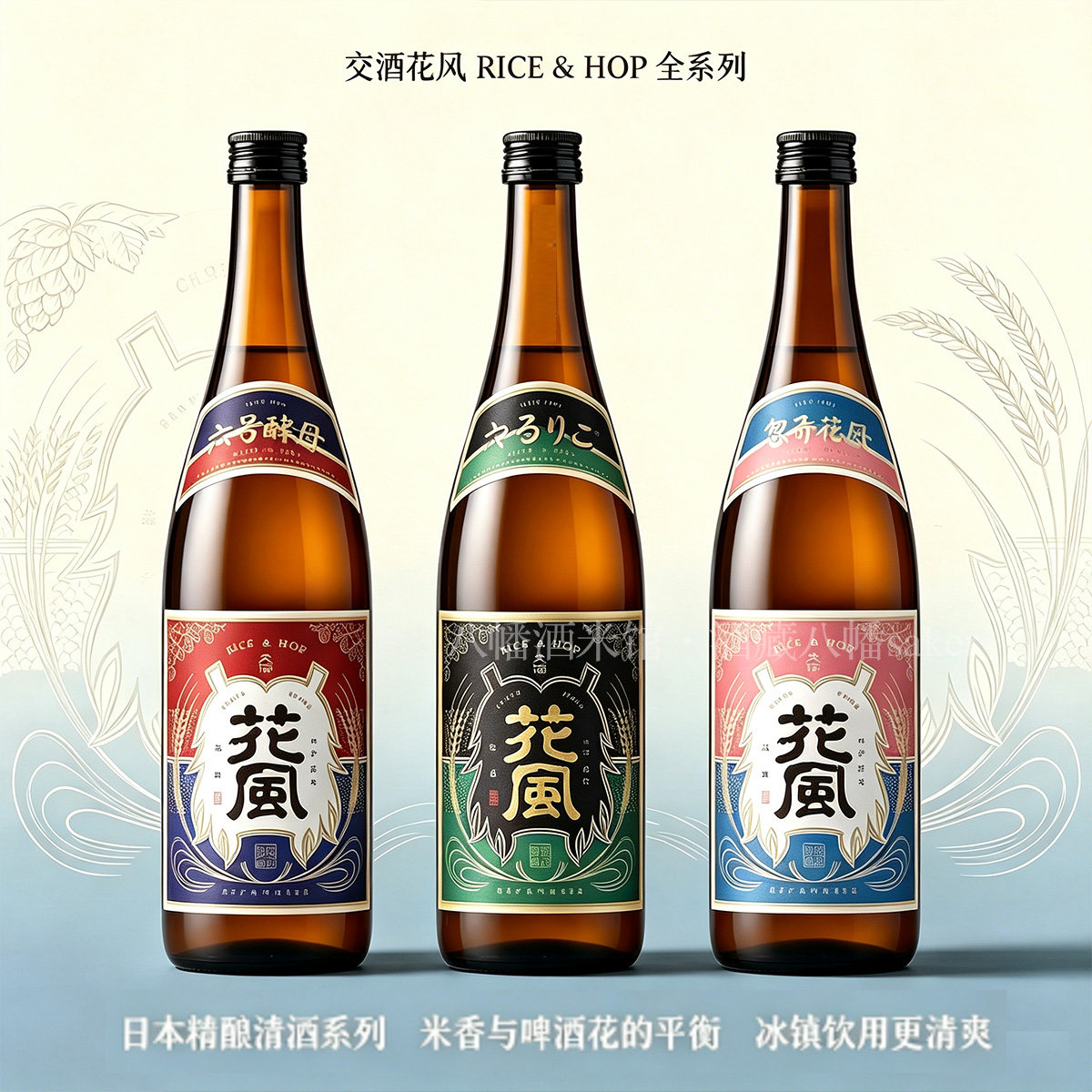 26年新鲜 日本稻与龙舌兰交酒花风啤酒花精酿清酒720ml西柚荔枝