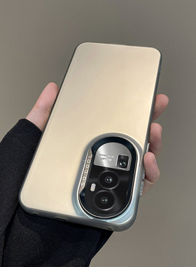 ZNM适用opporeno10手机壳新款双层imd磨砂reno11pro保护套男女高级感10pro+镜头显眼包十防摔0pp0情侣por潮外