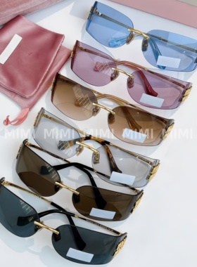 无边框曲面镜显脸小54Y墨镜