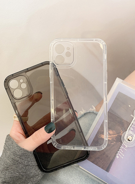 kaia 简约纯色透明适用iphone15promax苹果12/13手机壳iphonexs max/xr女款8plus防摔iphone14女男7情侣硅胶