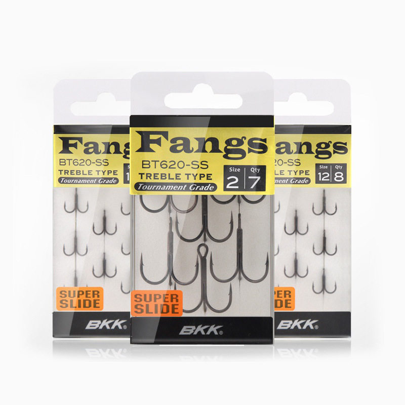 细丝线径三本钩海钓淡水路亚锚钩进口高碳鱼钩新品三锚钩BT620-SS