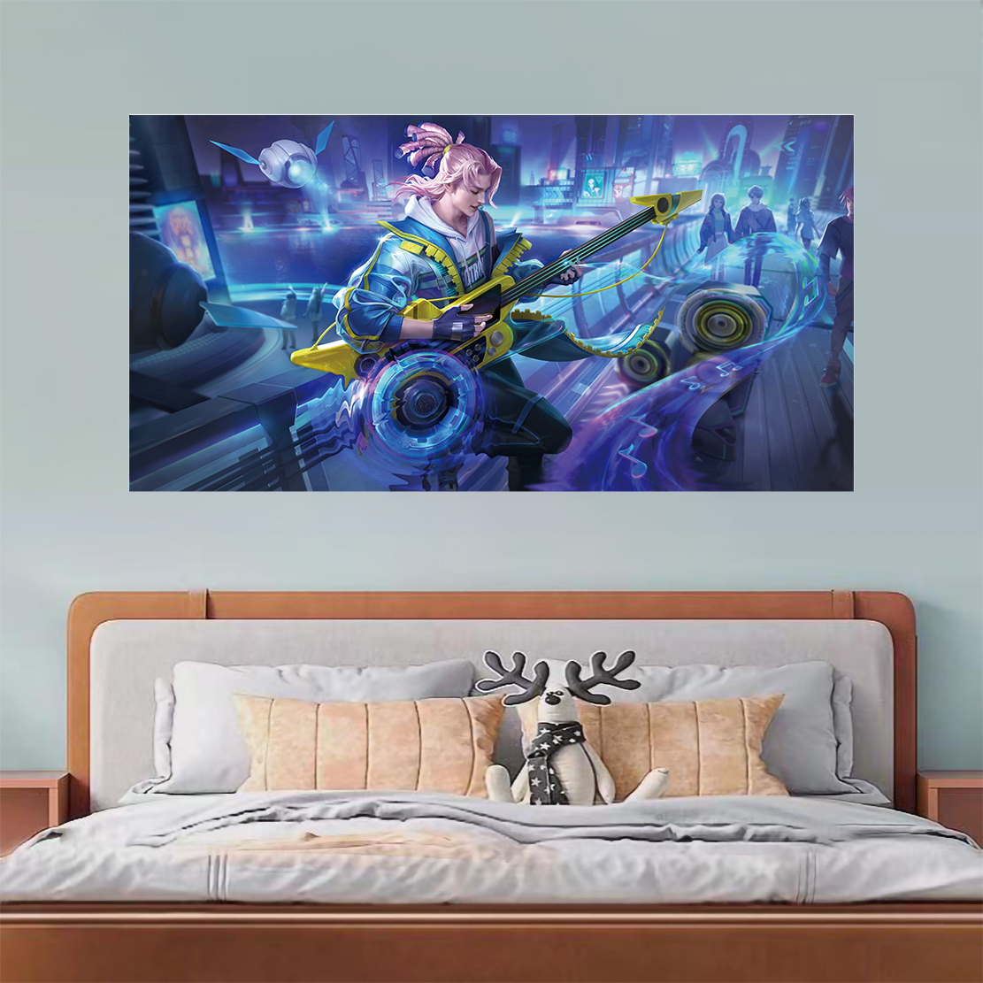 房间游戏是防水海报撕开即可粘贴