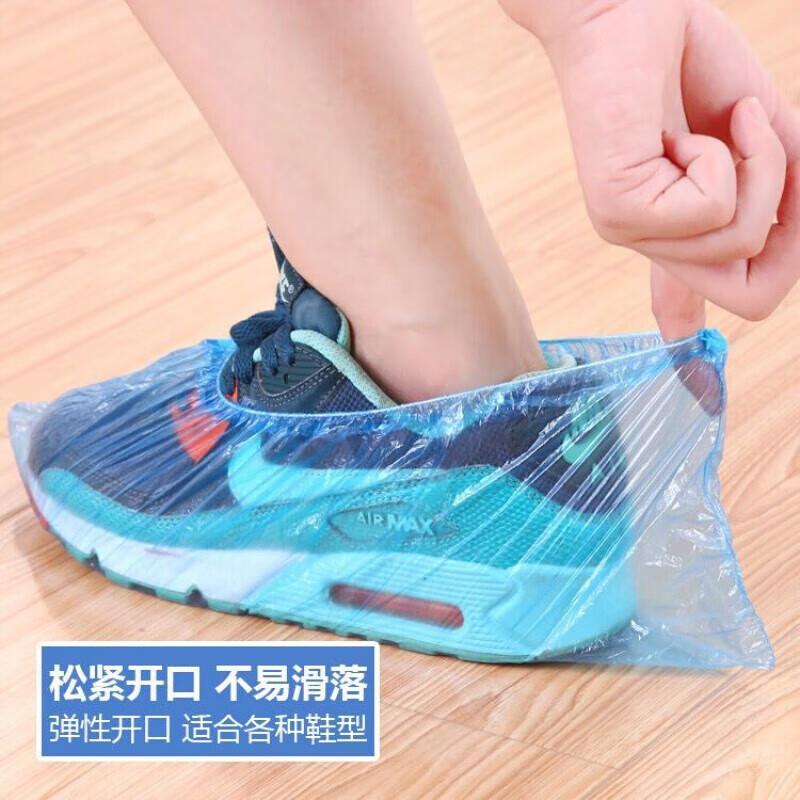 【1000只】一次性鞋套加厚防水脚套家用室内客人防尘无纺布鞋套下