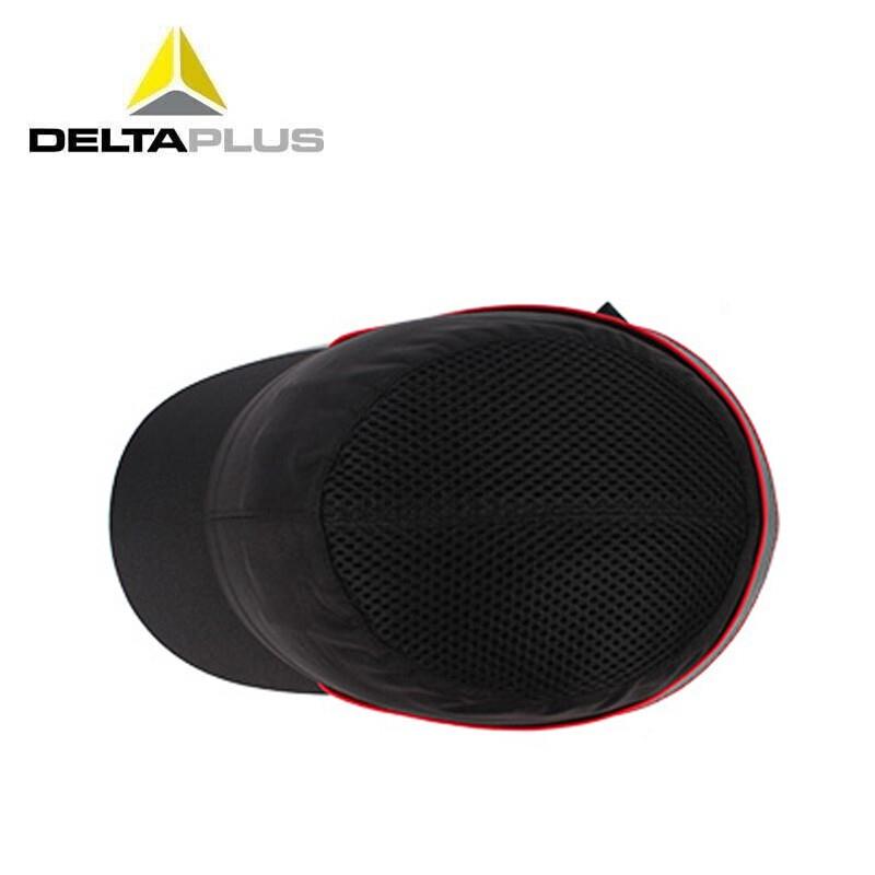 代尔塔防撞帽透气防砸减震防撞轻型舒适棒球帽型102110102130黑色