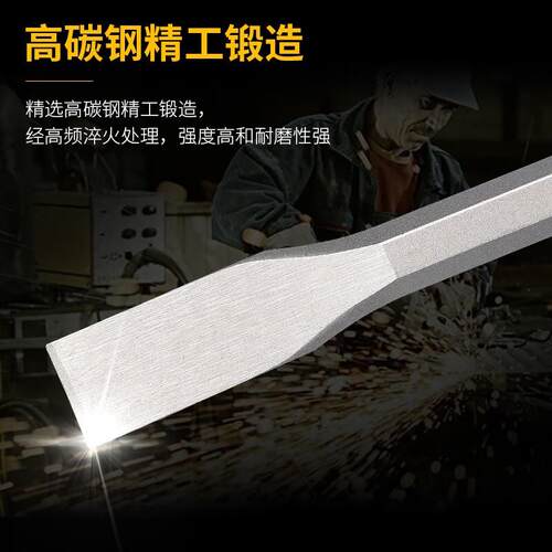 威力狮(wynn's)电镐凿子头W4359A圆柄两坑两槽平凿打孔钻14X
