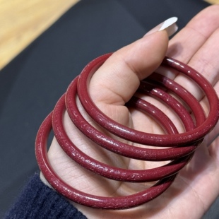 【原矿】心经朱砂手镯