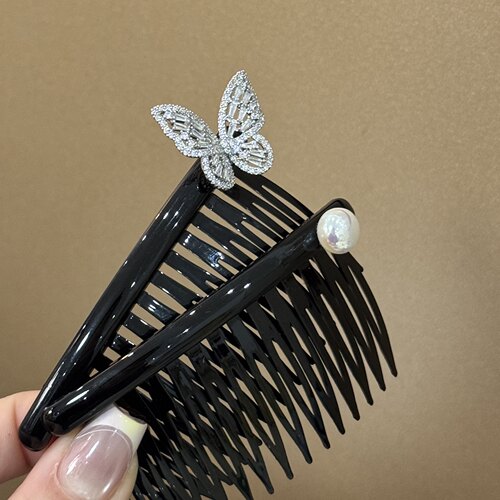 高级感蝴蝶插梳