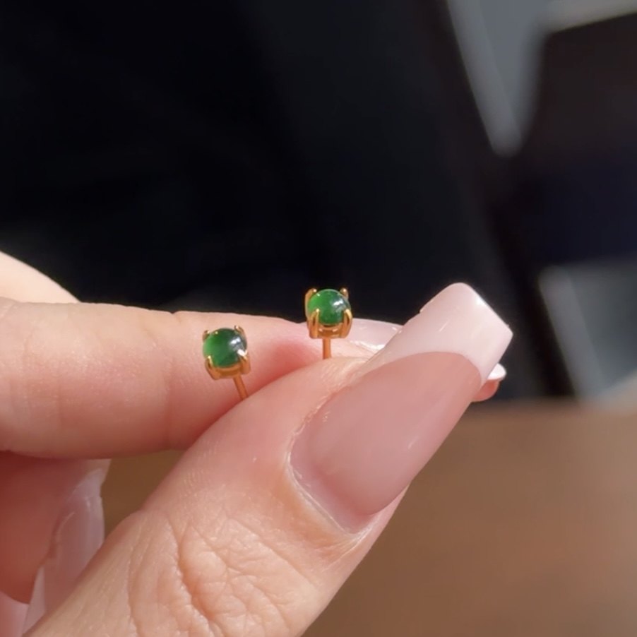 精品翡翠小耳钉,珠宝/钻石/翡翠,颈饰,淘宝优惠券,粉丝福利购,淘宝优惠卷