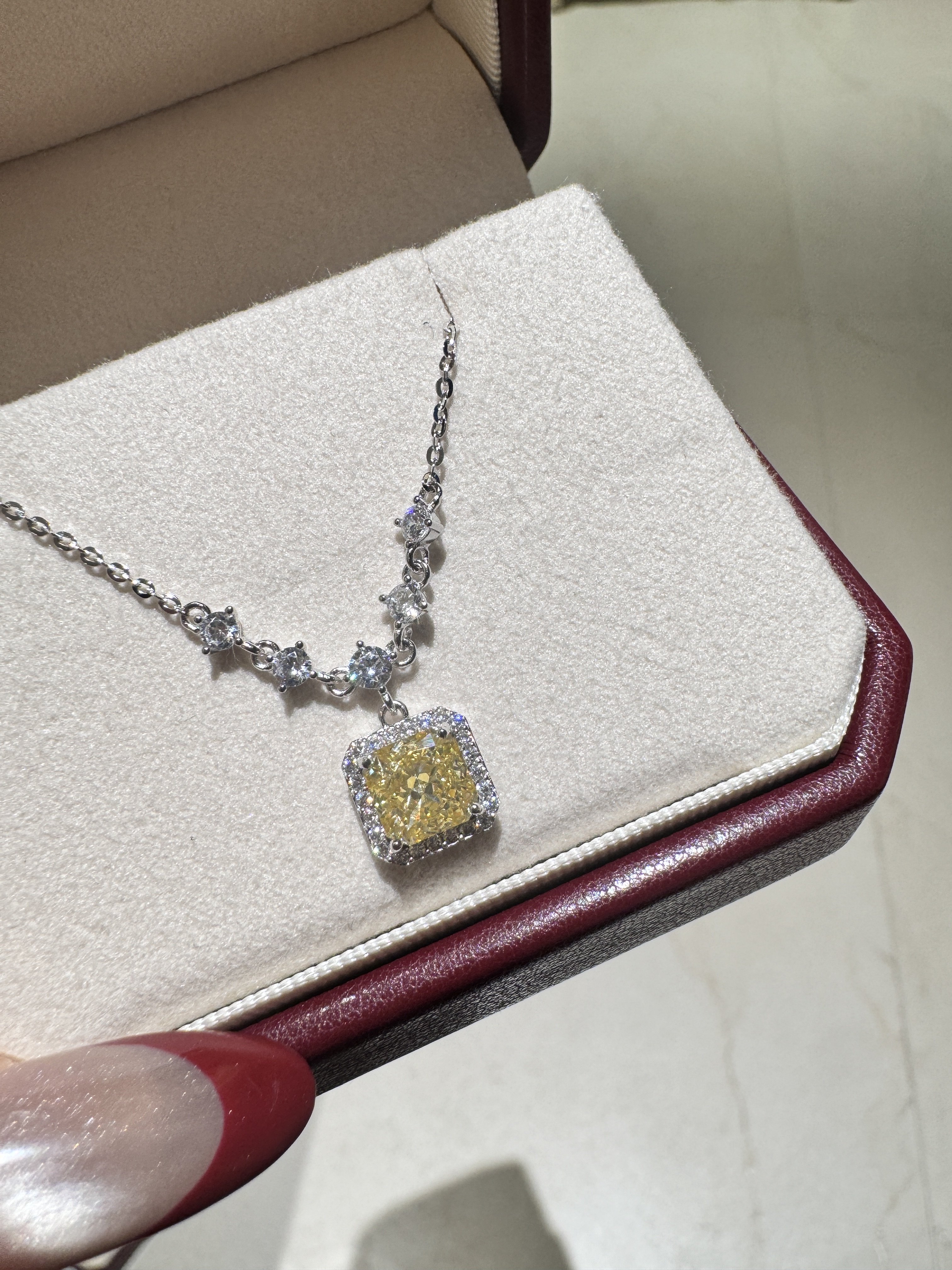 【通体纯银】星耀黄钻钻系列