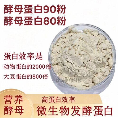 安琪酵母蛋白F80/F90高蛋白质代替乳清蛋白健身酵母蛋白粉原料