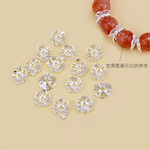 diy水晶手串编织材料包三瓣花