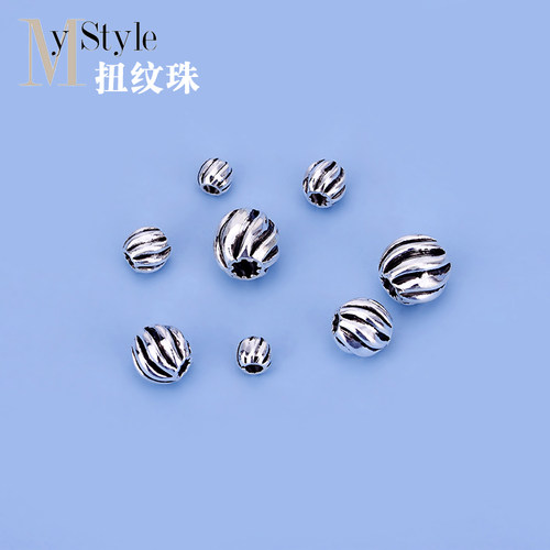diy纯银西瓜手工材料包散珠