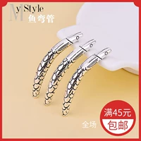 Ретро изогнутая трубка ручной работы, аксессуар с аксессуарами, материал, S925, серебро 925 пробы, «сделай сам»