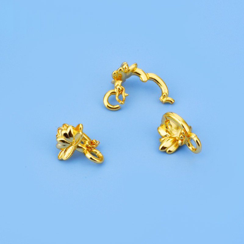 荷花扣吊坠扣手链扣饰品