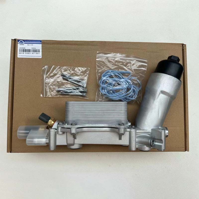 大切诺基牧马人机油散热器克莱斯勒300C大捷龙机滤底座改进全铝版