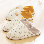 软底防滑透气纯棉产妇拖鞋 薄款 春秋包跟产后孕妇3月份4夏季 月子鞋