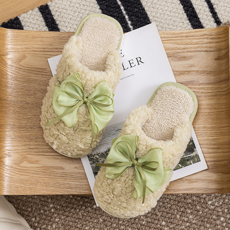 月子拖鞋秋冬季室内家居毛绒保暖