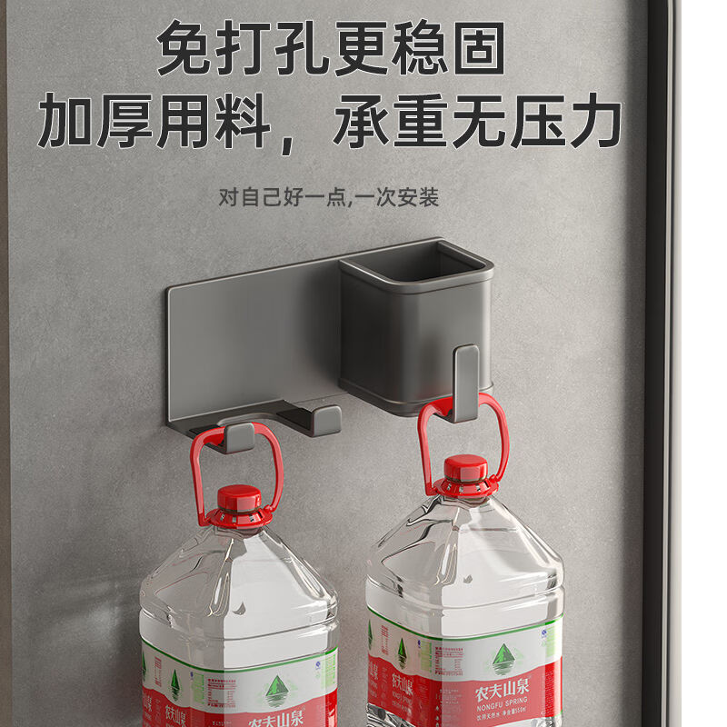 YWEEL吹风机置物架免打孔卫生间壁挂式电吹风支架浴室风筒收纳架