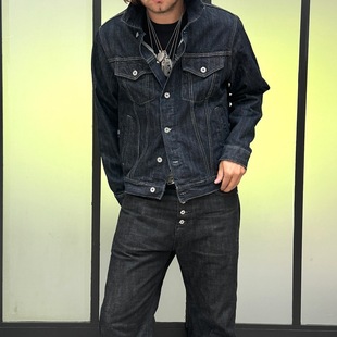 美式 denimjacket牛仔外套 复古nofaith日产红边赤耳原牛牛仔衣raw