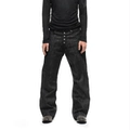 Black Bootcut Raw Denim