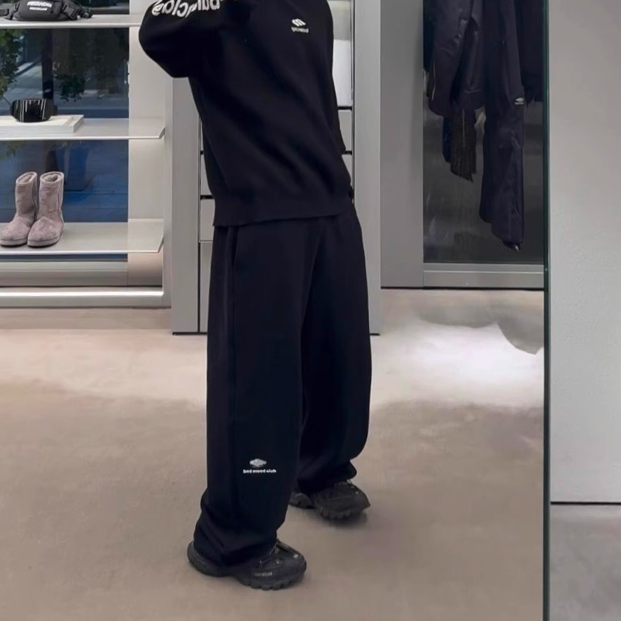 滑雪系列3b刺绣加绒运动卫裤