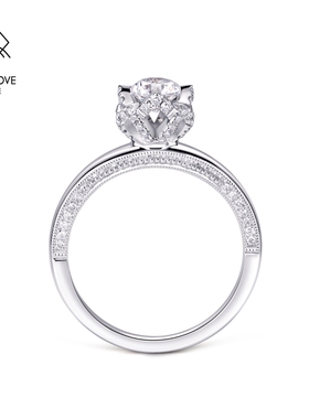 VANNY LOVE/梵尼洛芙荷求婚戒指18K金GIA定制钻戒