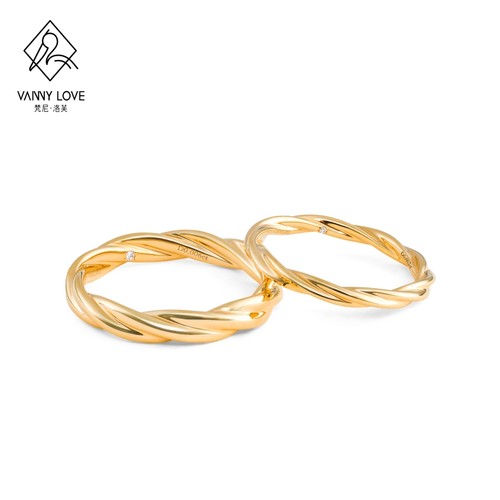 梵尼洛芙织梦18K玫瑰金戒指