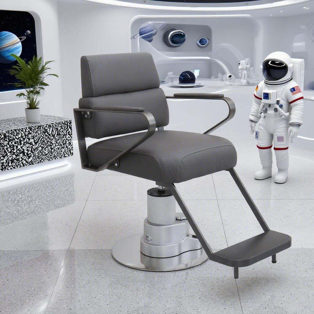 新款无线电动升降美发椅子理发店专用高档理发椅烫染椅子厂家直销