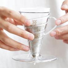 Tarachine手冲咖啡过滤漏斗v30小甜筒滤杯法兰绒滤布有田烧过滤器