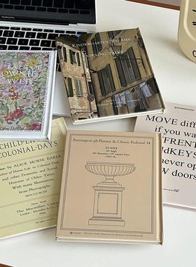 法式覆古可翻页笔记本装饰书彷真书拍照道具网红摆拍装饰摆饰高级