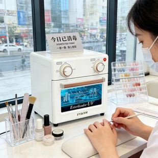 纹身工具图书臭氧箱理发店温度计消毒盒手机/手表商用浸泡消毒盒