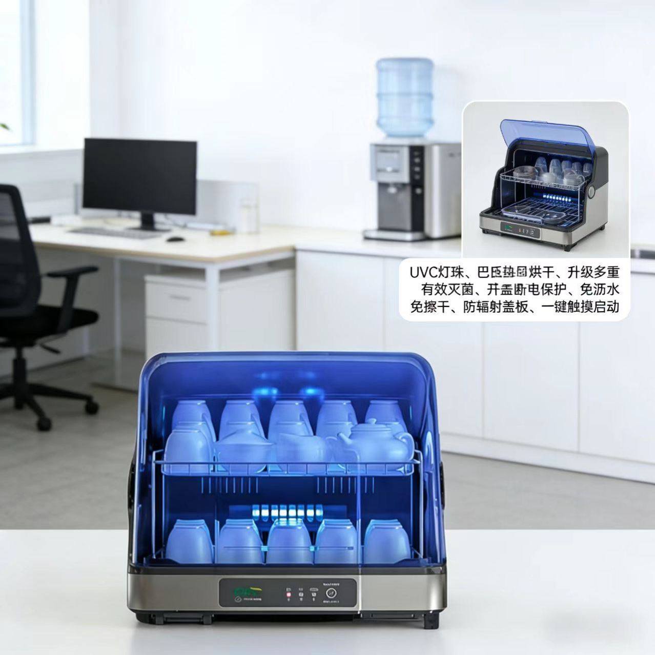 迷你多功能棋牌室酒杯专用消毒柜带烘干超大容量杯子收纳消毒柜,生活电器,消毒机/活氧机,淘宝优惠券,粉丝福利购,淘宝优惠卷