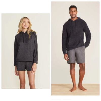 柔软休闲连帽套头卫衣男女同款