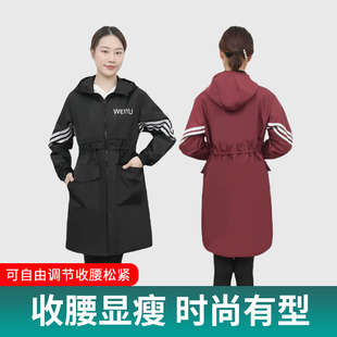 定制大人工作服 长袖 加绒加厚女士显瘦罩衣防水保暖外套时尚 秋冬款