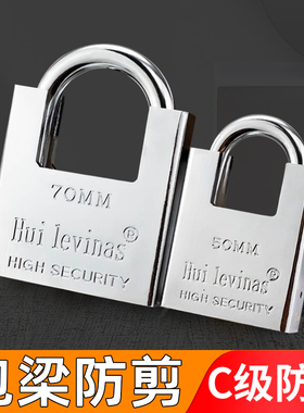 防盗防撬防剪挂锁包梁加强大门挂锁储物柜设备链条锁铜心C级小锁