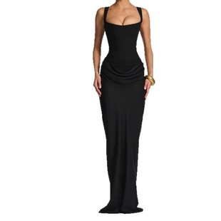 2025外贸欧美亚马逊跨境新款时尚肩带无袖后背系带收腰包臀